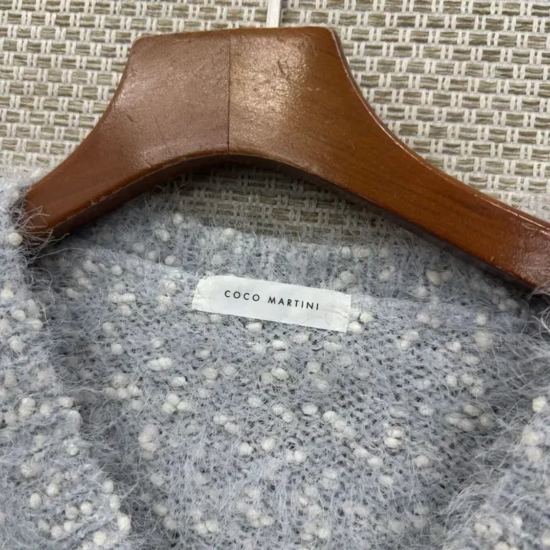 빈티지 브이넥 크롭 니트 가디건 90 M08636 상품이미지3