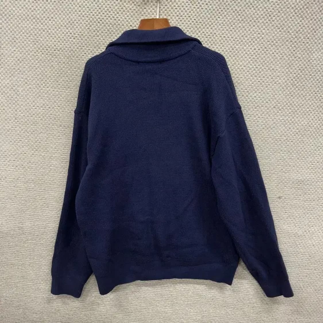 드로우핏 캐주얼 카라 울 니트 집업 가디건 XL M08638 상품이미지2