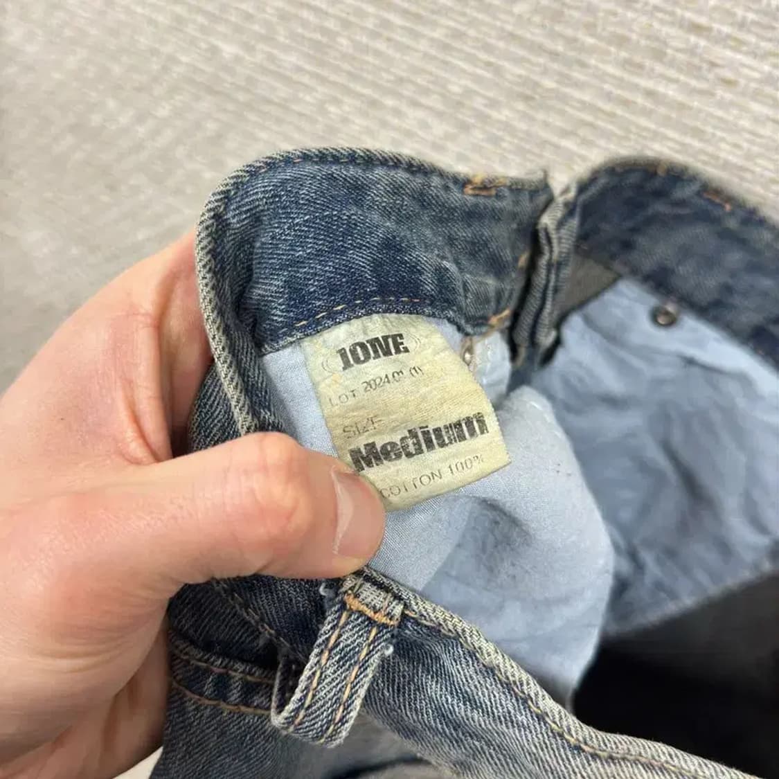 빈티지 워싱 부츠컷 데님 청바지 26인치 M08649 상품이미지5