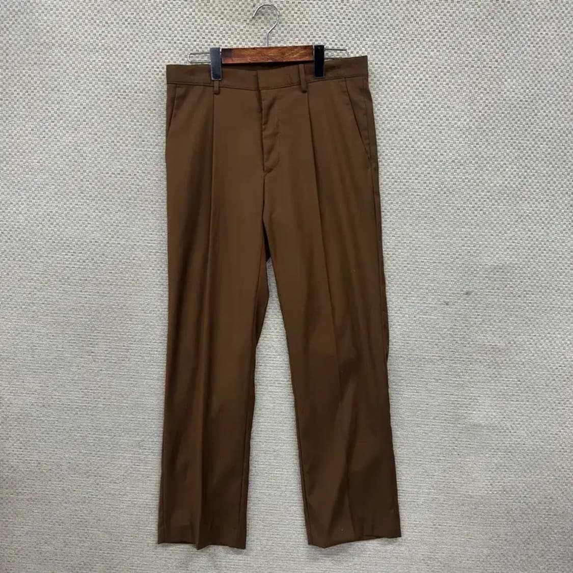 유니폼브릿지 캐주얼 브라운 슬랙스 바지 30인치 M08654 상품이미지1