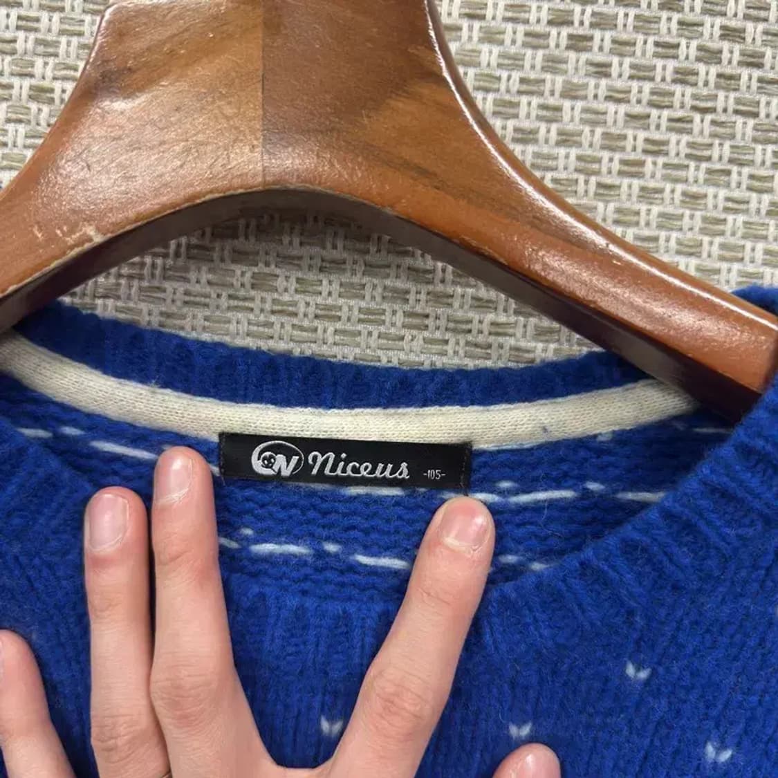 빈티지 캐주얼 코위찬 울 니트 스웨터 105 M08639 상품이미지3