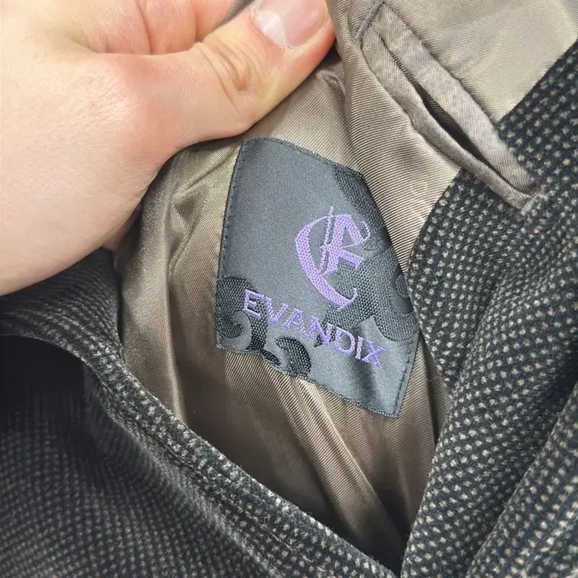 EVANDIX  빈티지 버튼 블레이저 자켓 100 M08627 상품이미지3