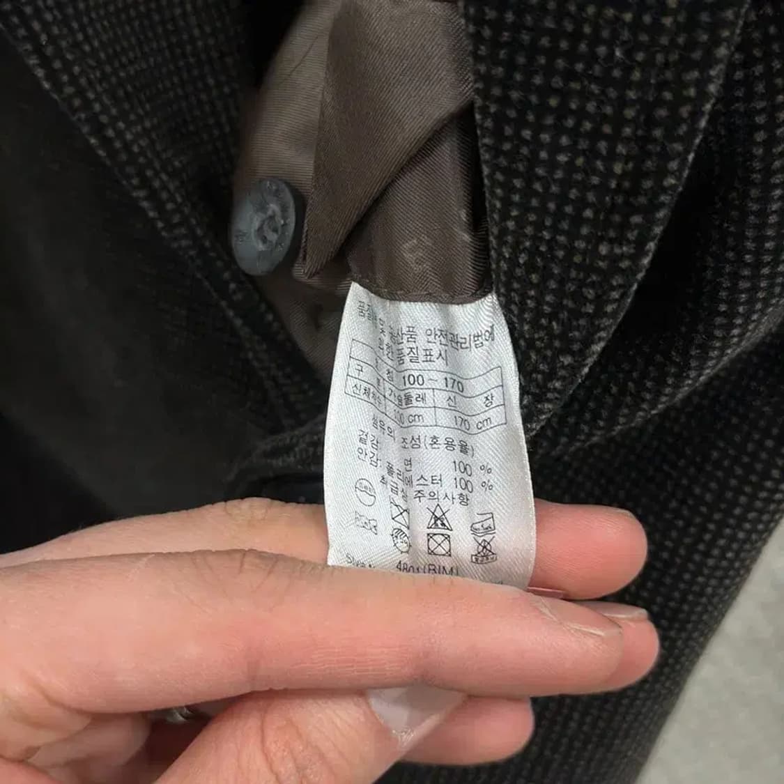 EVANDIX  빈티지 버튼 블레이저 자켓 100 M08627 상품이미지4