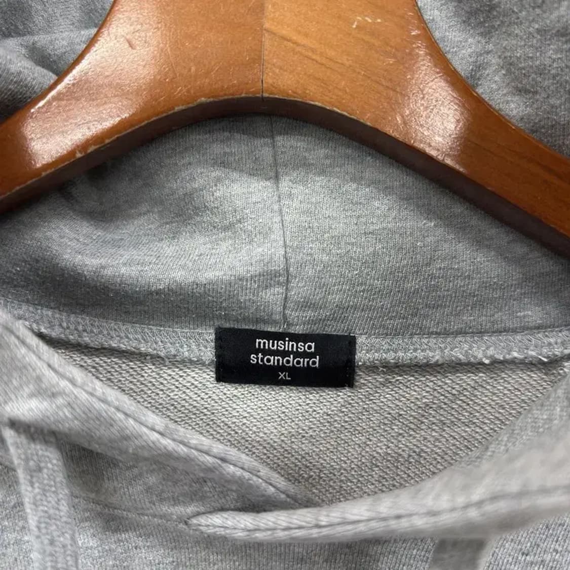 무신사스탠다드 캐주얼 무지 후드티 XL M08626 상품이미지3