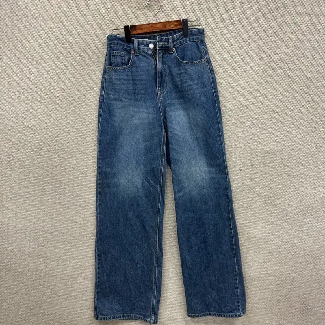 에잇세컨즈 캐주얼 와이드핏 데님 청바지 67 M08650 상품이미지1