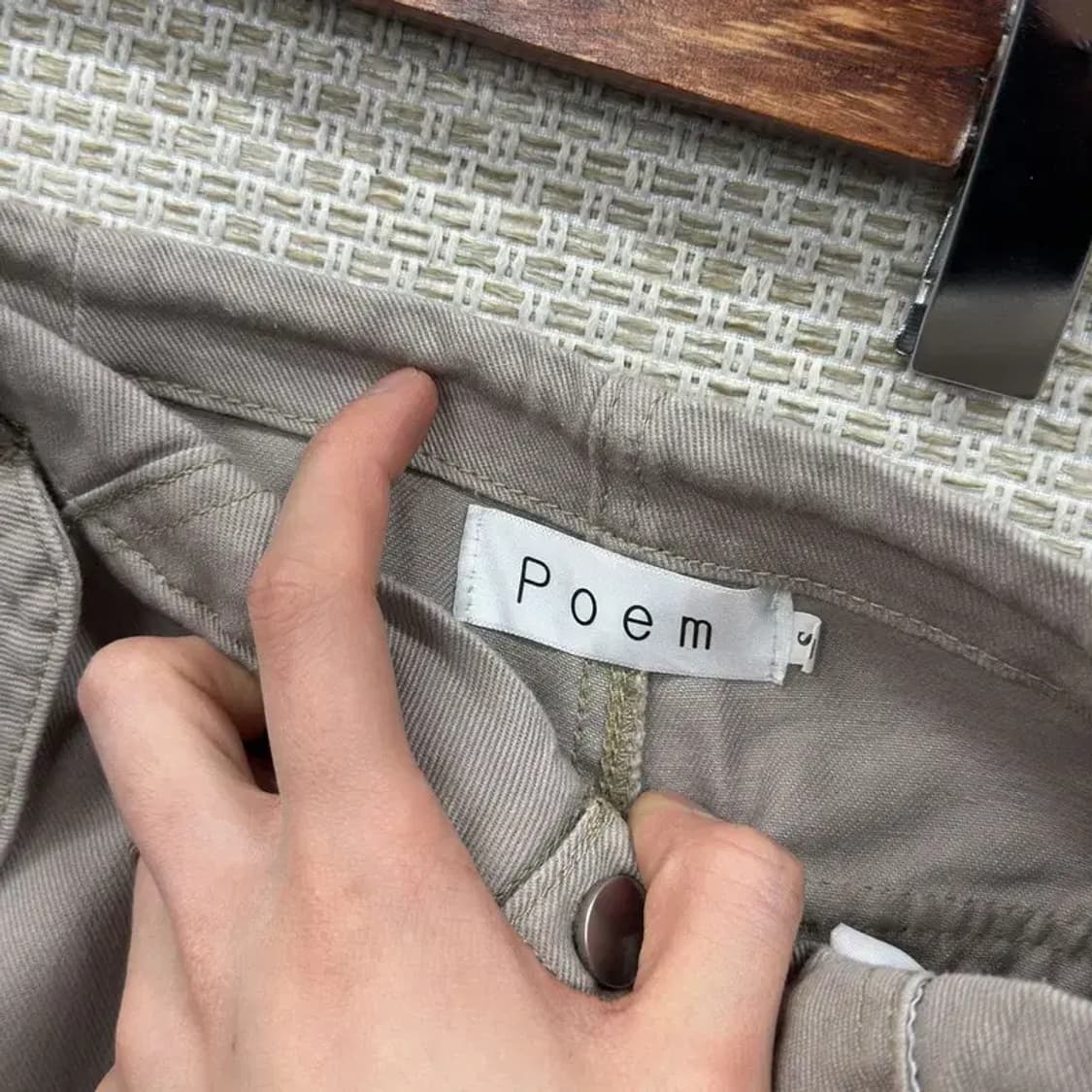 빈티지 Y2K 카고팬츠 밴딩 바지 S M08656 상품이미지3