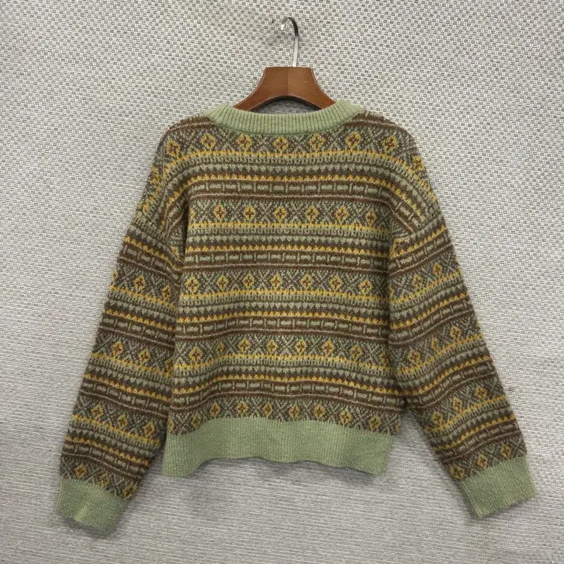 에잇세컨즈 캐주얼 에스닉 숏 니트 스웨터 F M08641 상품이미지2