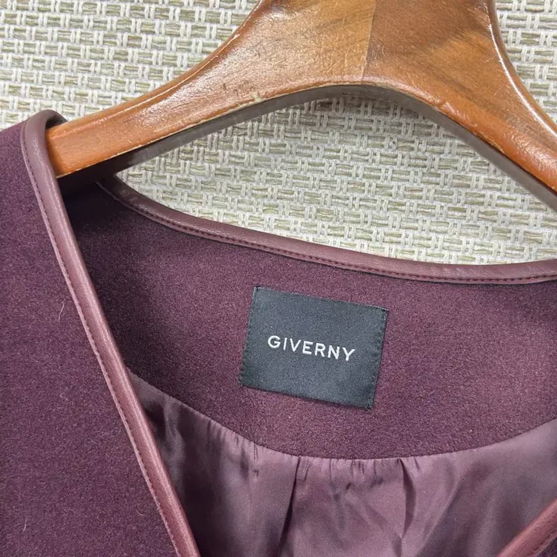 지베르니 캐주얼 버건디 자켓 95 M08644 상품이미지3