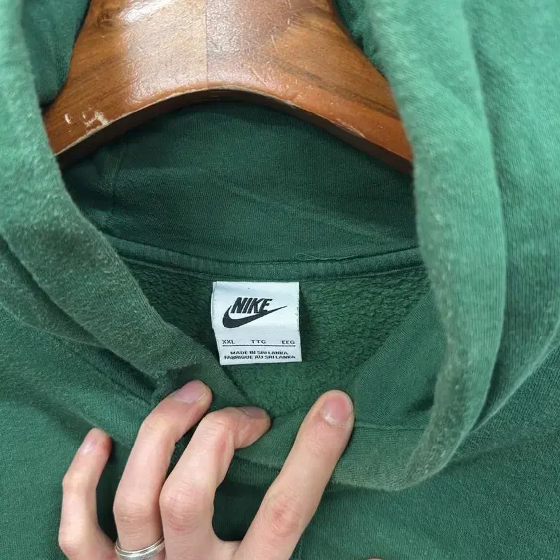 나이키 그린 자수로고 약기모 후드티 XXL M08785 상품이미지3