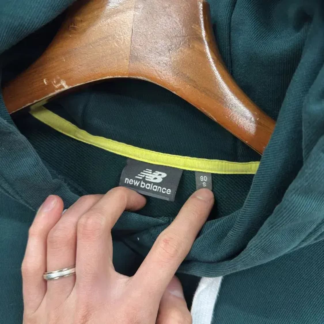 뉴발란스 자수로고 캐주얼 후드티 S M08786 상품이미지3