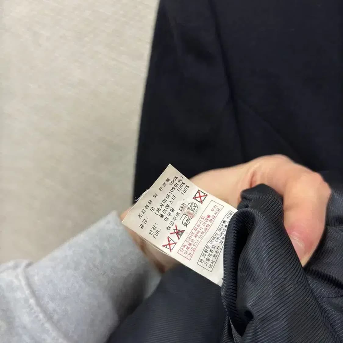 베네통 울 더블버튼 캐시미어 코트 자켓 XS M08794 상품이미지4