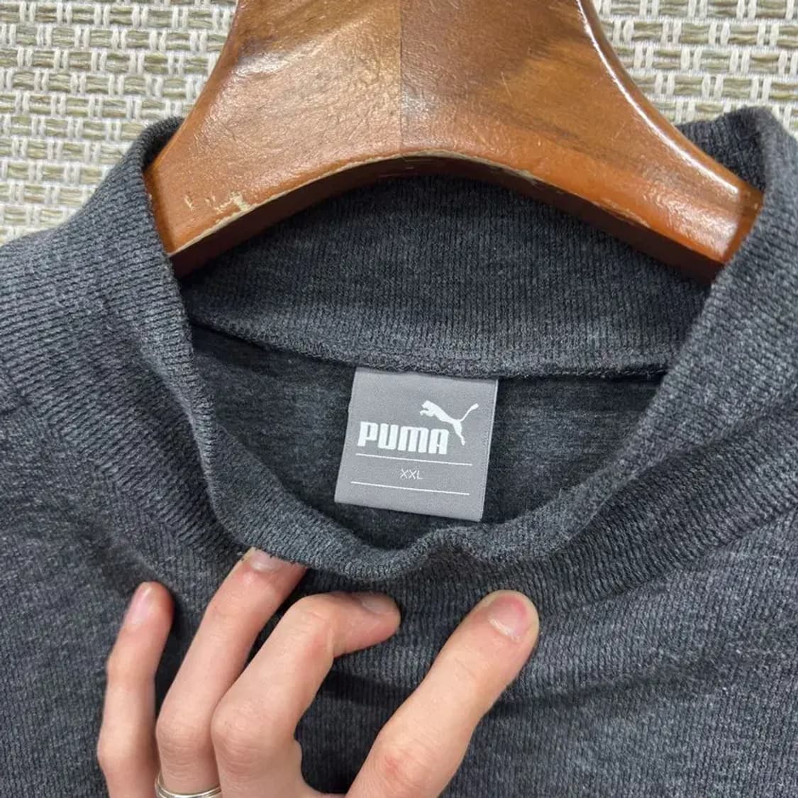 푸마 프린팅로고 캐주얼 목폴라 니트 XXL M08783 상품이미지3