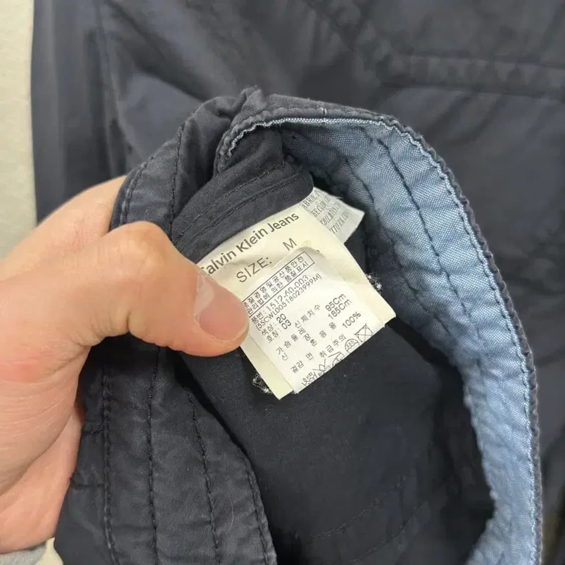 캘빈클라인 캐주얼 투포켓 집업 자켓 M M08798 상품이미지4