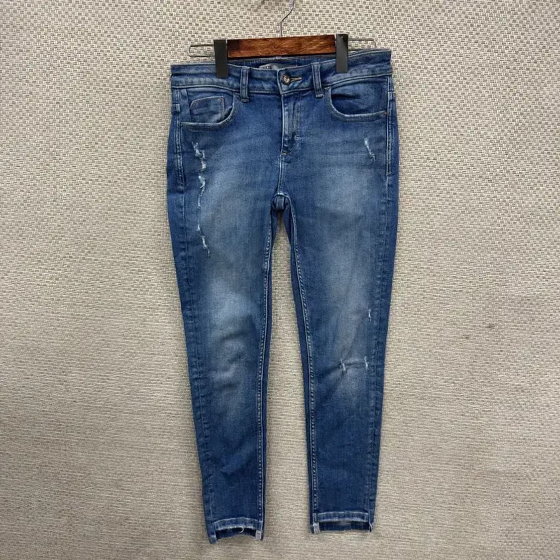 자라 데미지 스키니진 데님 청바지 27인치  M08813 상품이미지1