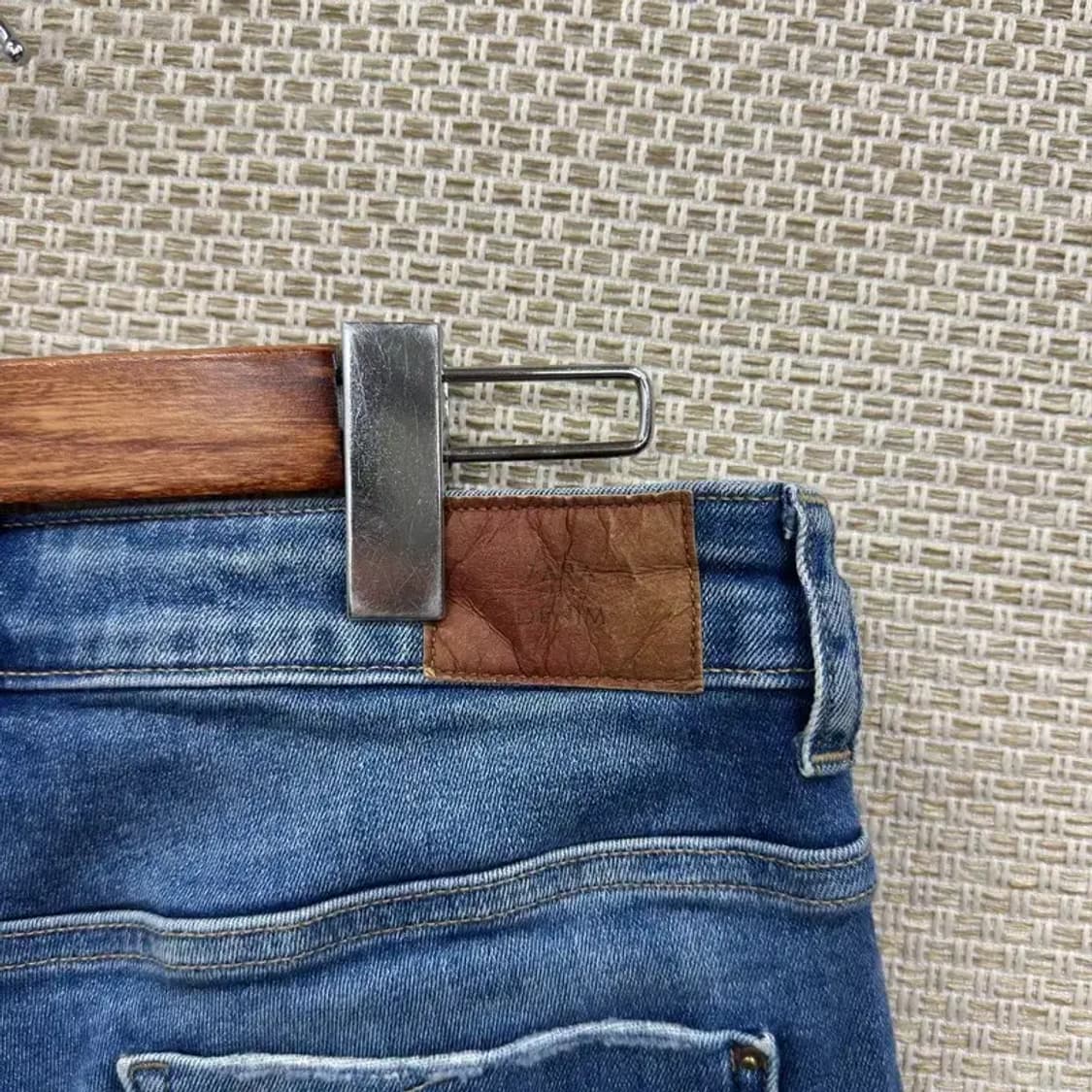 자라 데미지 스키니진 데님 청바지 27인치  M08813 상품이미지3