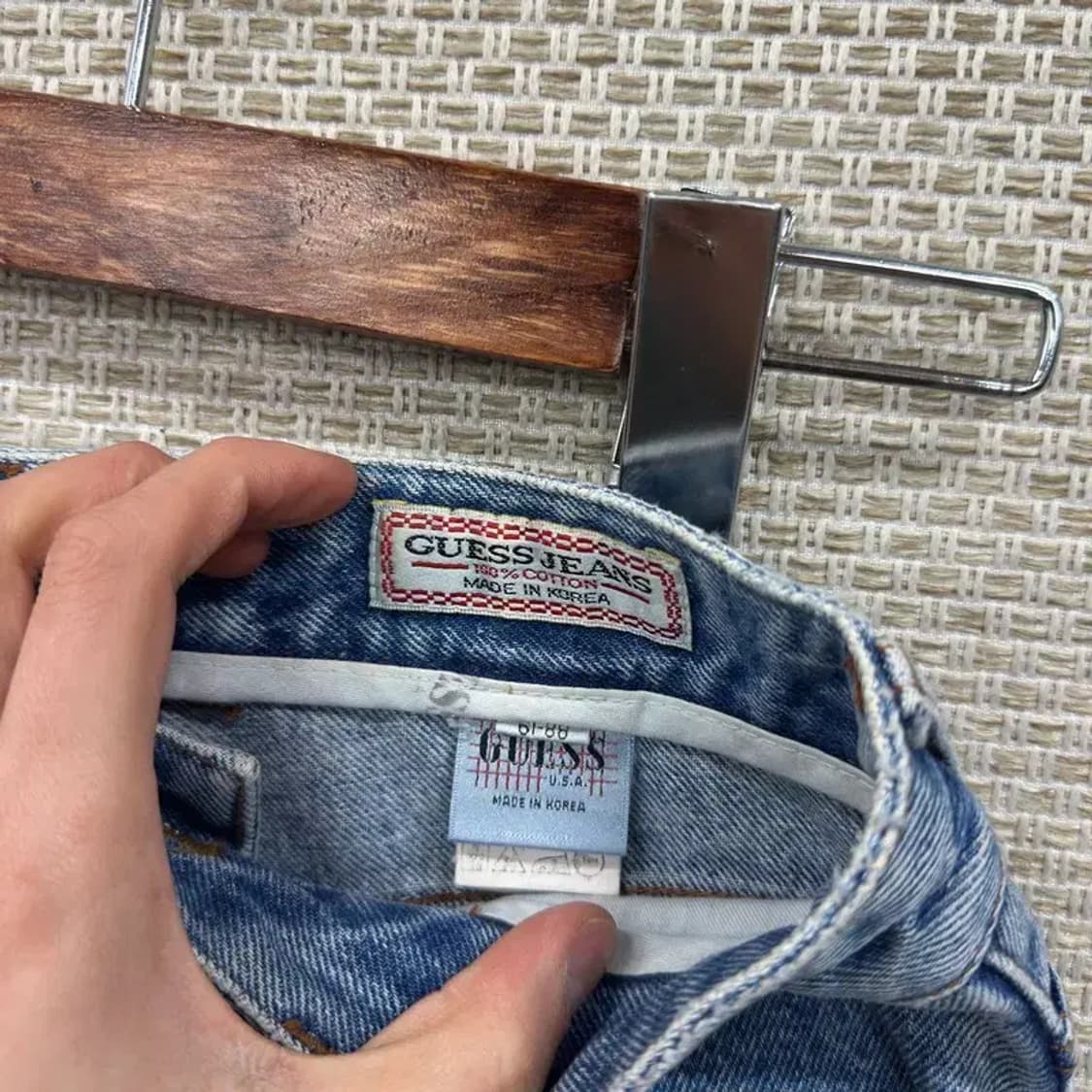 게스 진 캐주얼 데님 청바지 26인치 M08809 상품이미지4