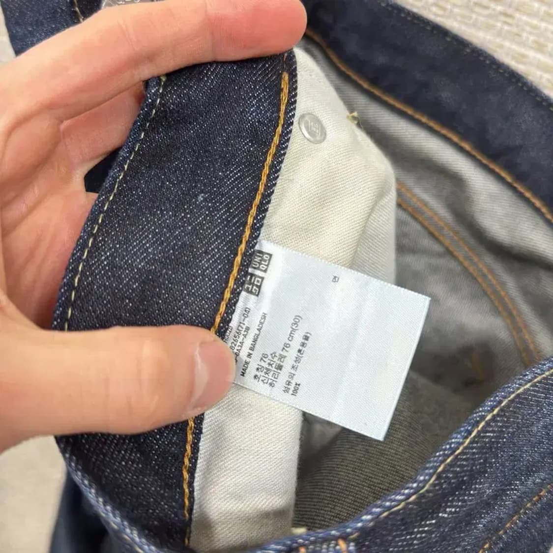 유니클로 네캐주얼 데님 청바지 30인치 M08810 상품이미지4