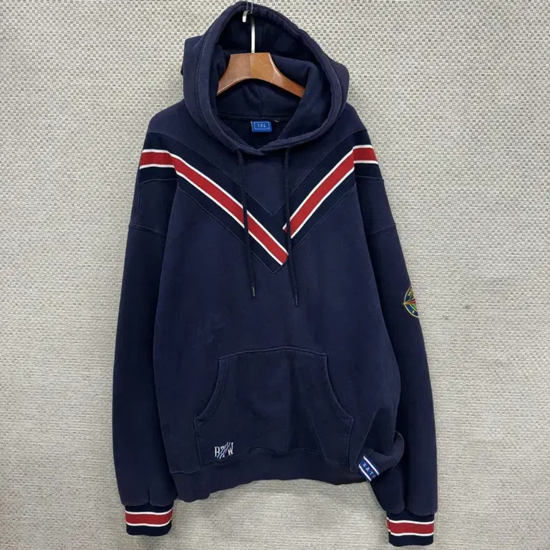 로맨틱크라운 센터라인 약기모 오버핏 후드티 XL M08792 상품이미지1