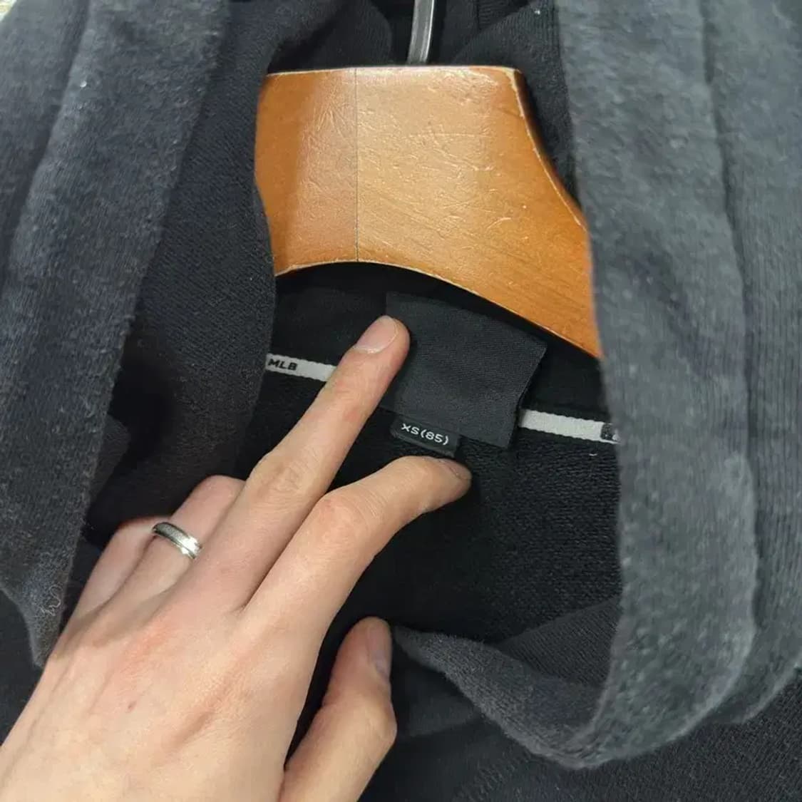 MLB 센터프린팅 캐주얼 후드티 XS M08793 상품이미지3