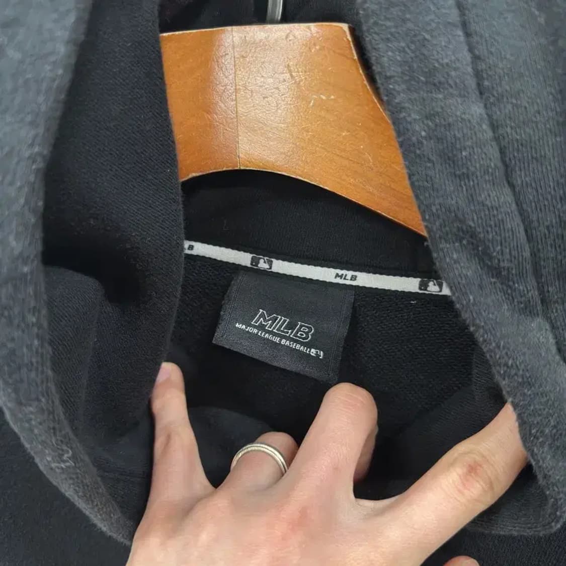 MLB 센터프린팅 캐주얼 후드티 XS M08793 상품이미지4