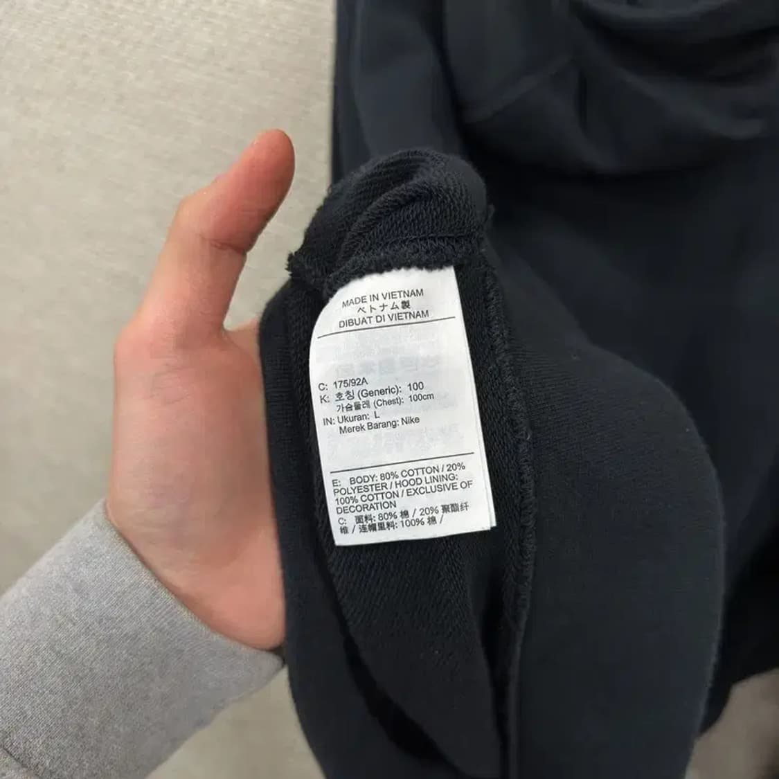 나이키 캐주얼 자수로고 후드티 L M08795 상품이미지4