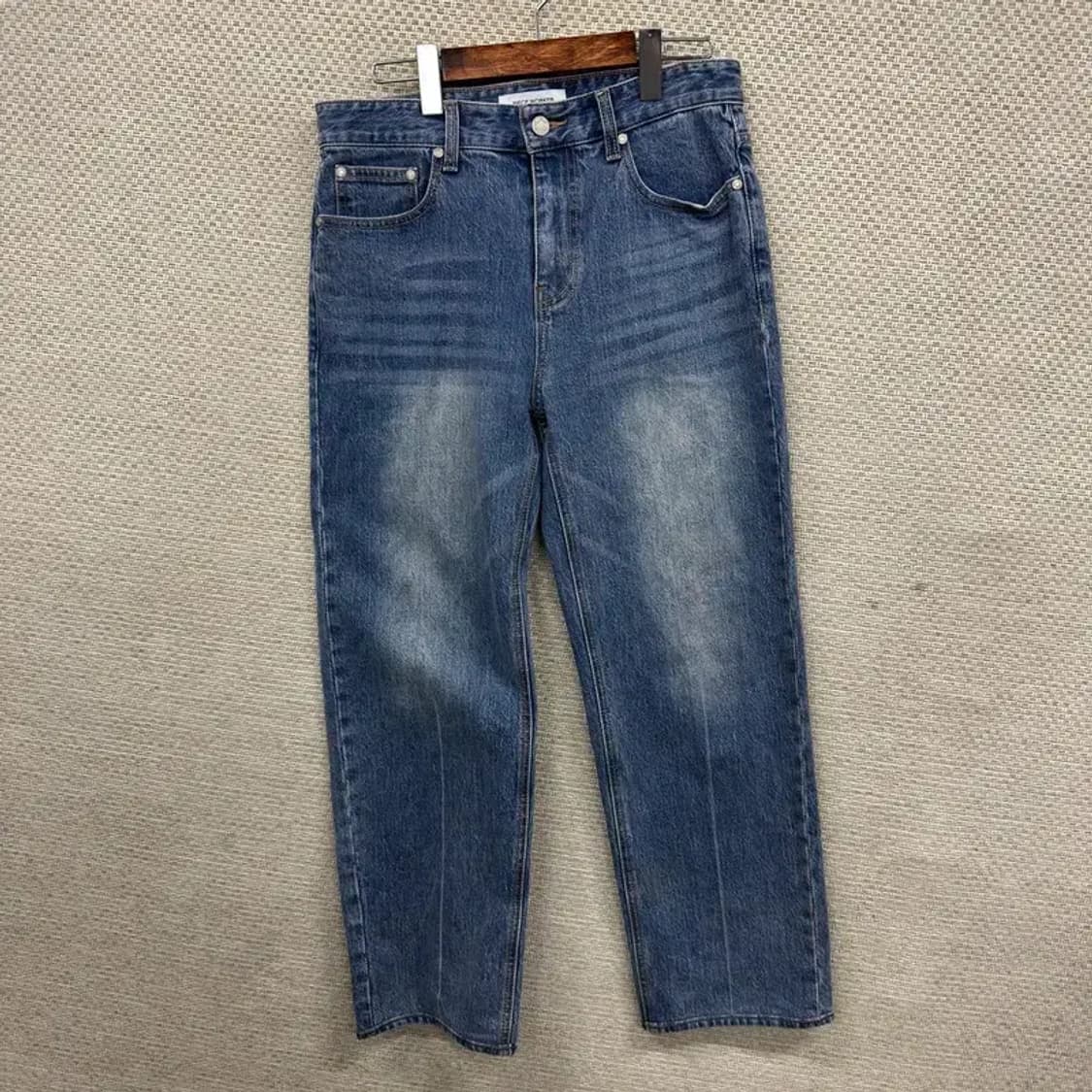 피스워커 데님 워싱 와이드팬츠 청바지 30인치 M08815 상품이미지1