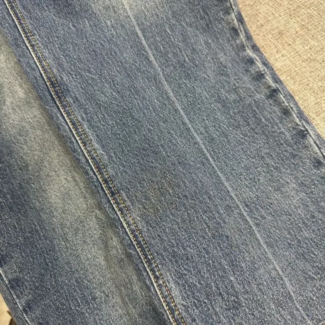 피스워커 데님 워싱 와이드팬츠 청바지 30인치 M08815 상품이미지6