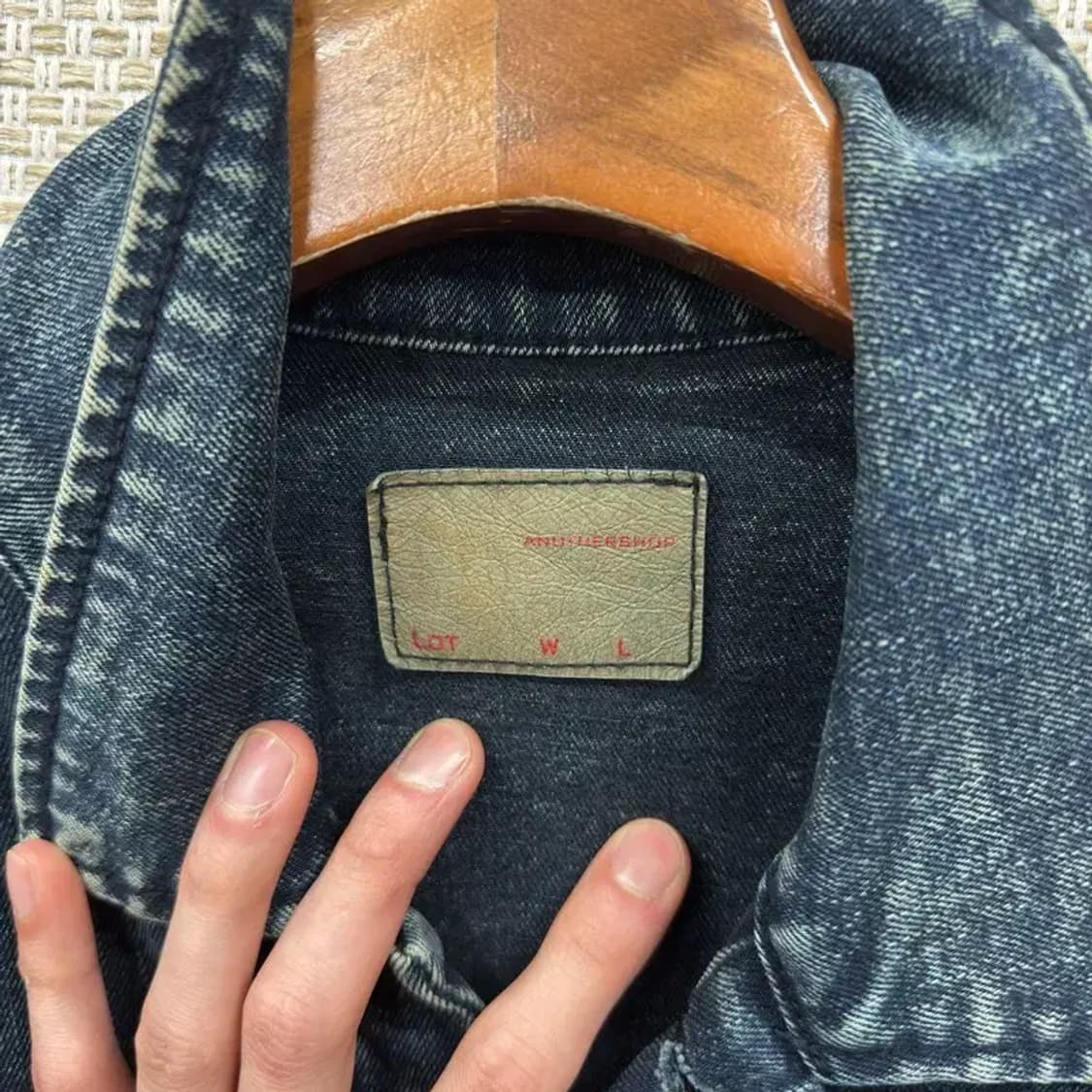 빈티지 데님 여성 데님 자켓 L M09067 상품이미지3