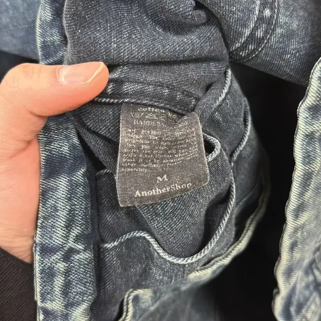 빈티지 데님 여성 데님 자켓 L M09067 상품이미지4