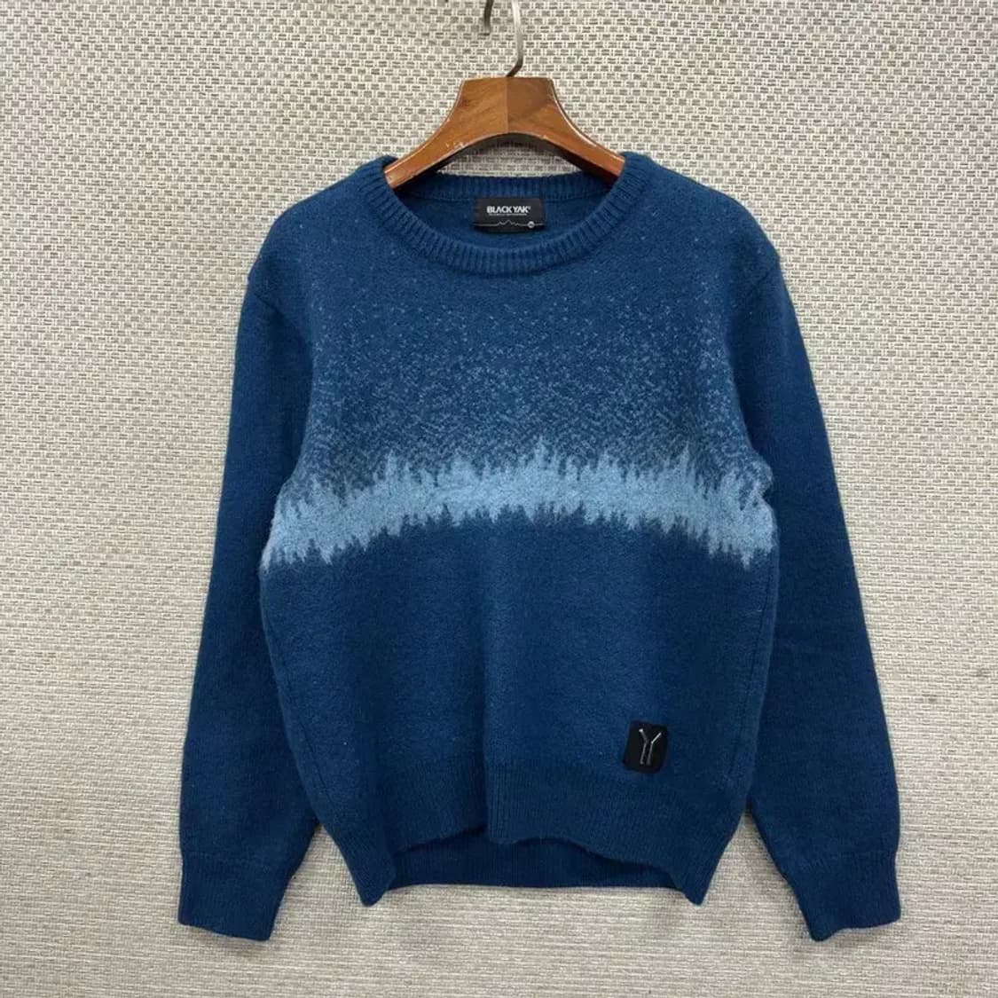 블랙야크 패턴 울 니트 100 M09073 상품이미지1