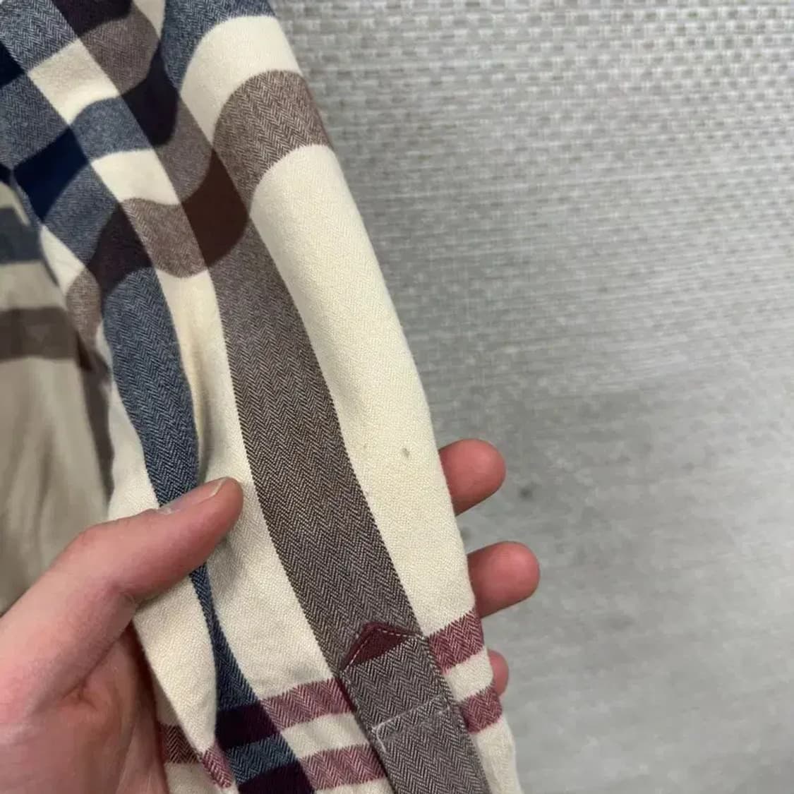 빈폴 자수로고 체크 셔츠 90 M09082 상품이미지6