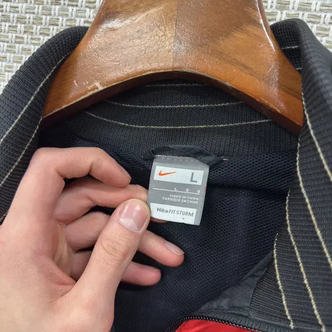 나이키 올드스쿨 스톰핏 자수로고 바람막이 자켓 L M09070 상품이미지3