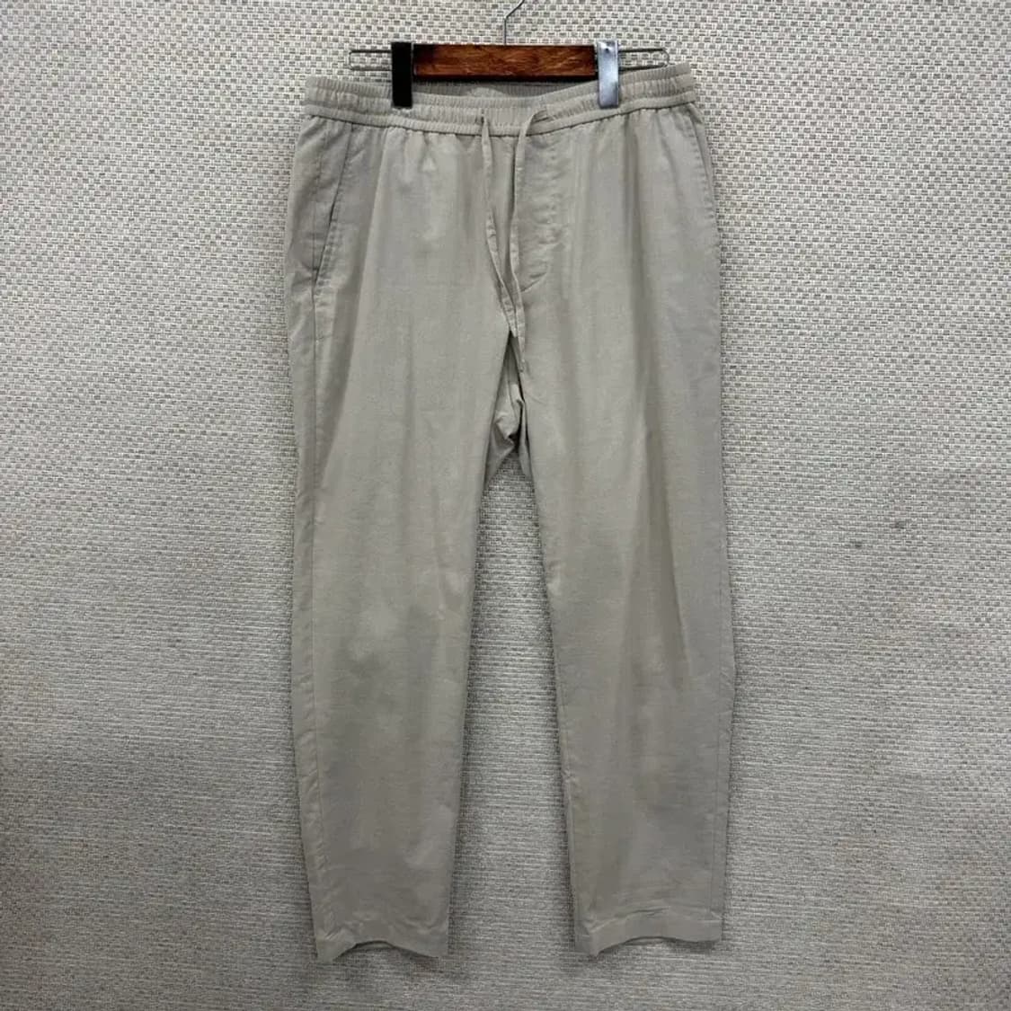 지오지아 베이지 루즈 밴딩 면바지 82 M09094 상품이미지1