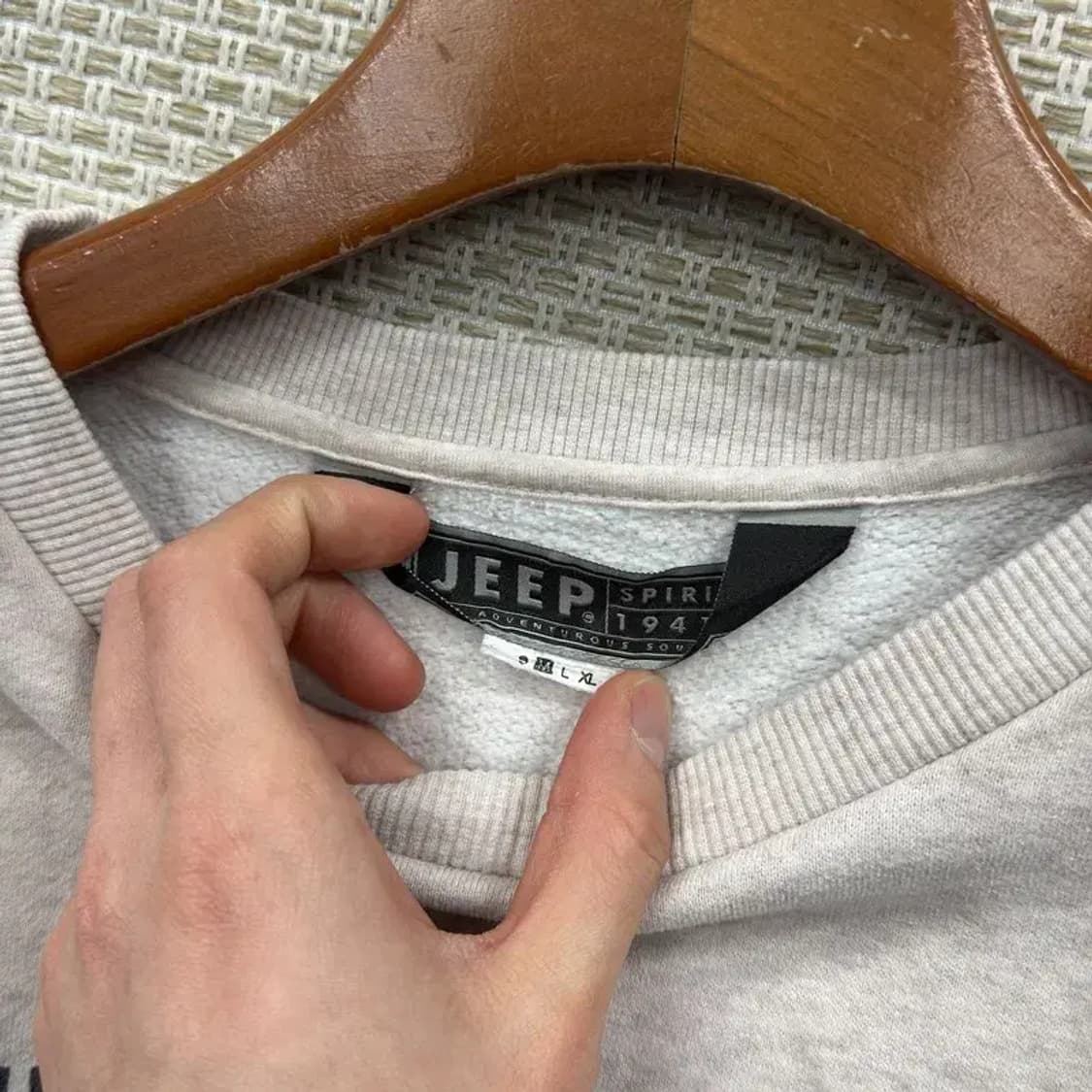 JEEP 지프 약기모 프린팅로고 맨투맨 M M09192 상품이미지3