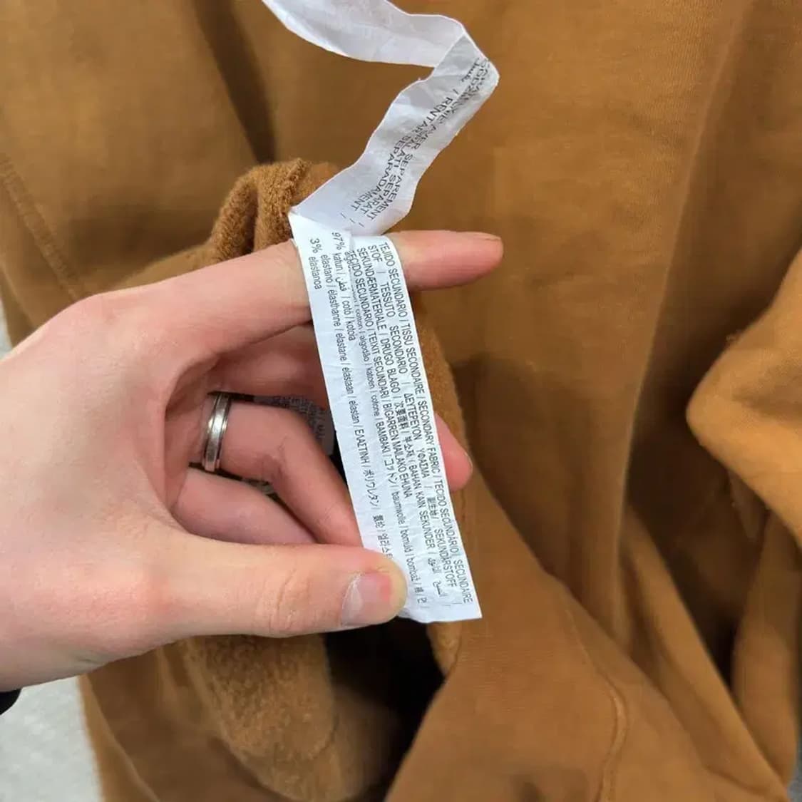 자라 ZARA 캐주얼 약기모 반집업 카라 맨투맨 S M09203 상품이미지4