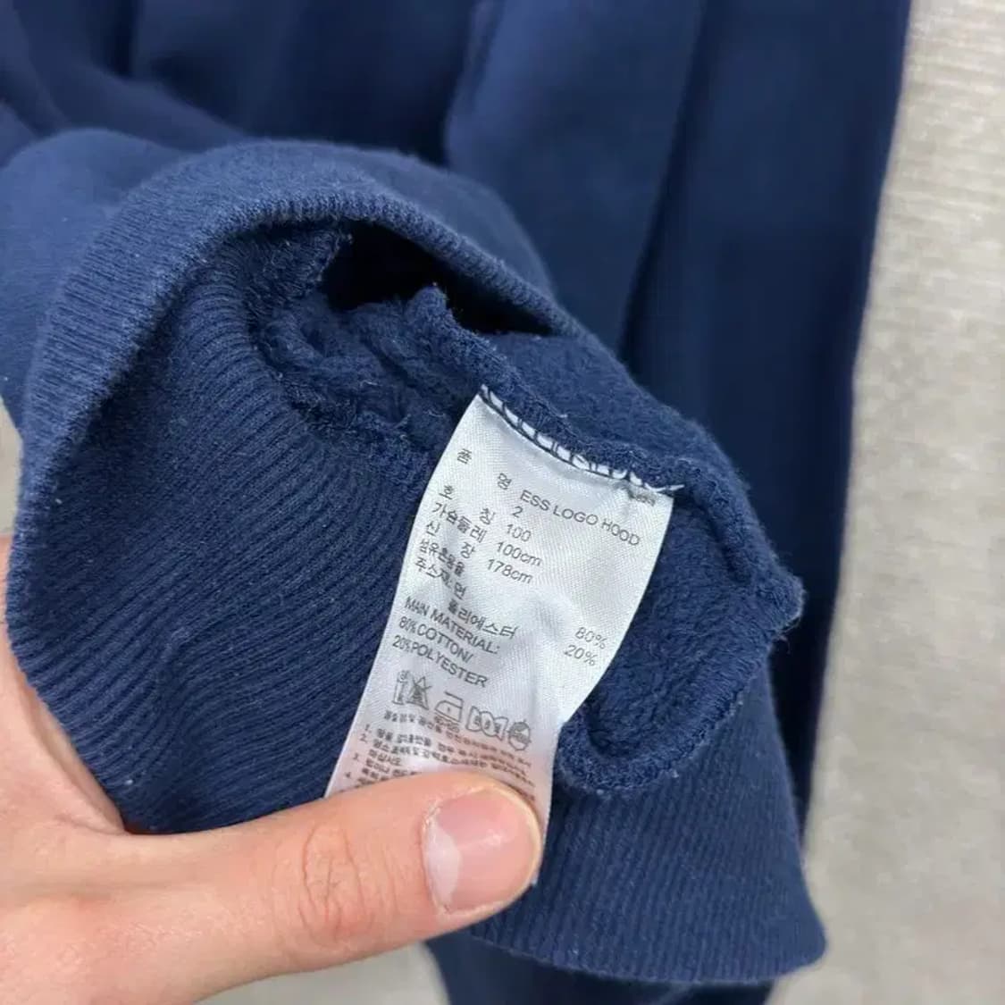 아디다스 프린팅로고 약기모 후드티 100 M09189 상품이미지4