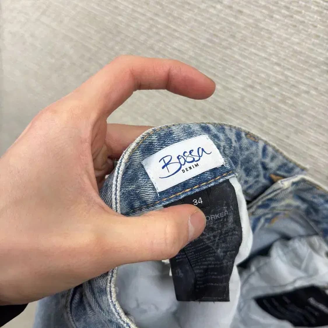 피스워커 캐주얼 워싱 데님 청바지 34 M09214 상품이미지5