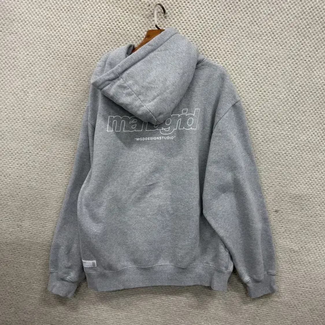 마하그리드 약기모 프린팅로고 후드티 L M09195 상품이미지2