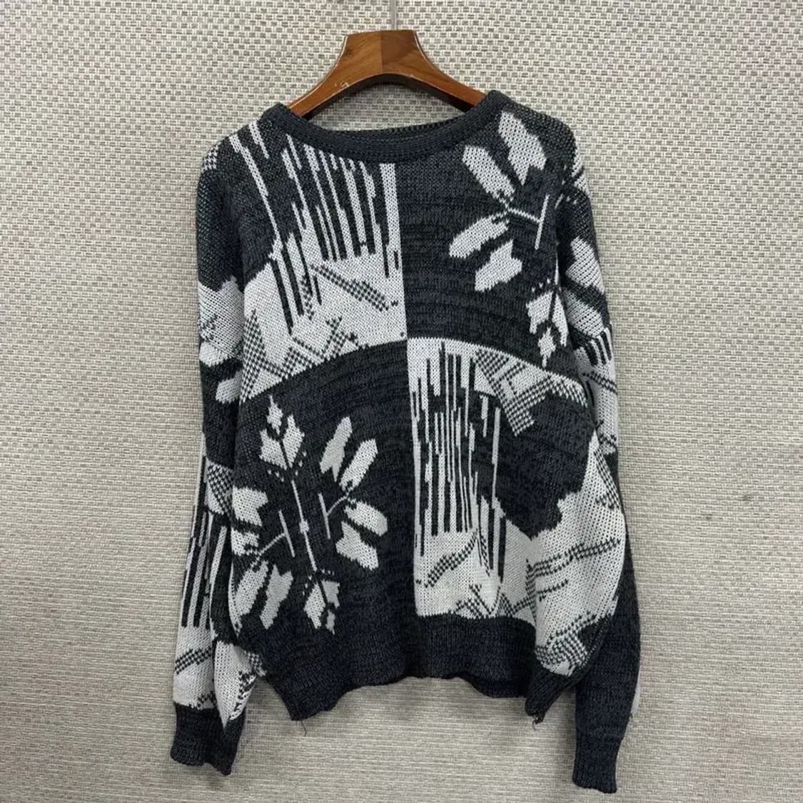 빈티지 패턴 니트 105 M09307 상품이미지1