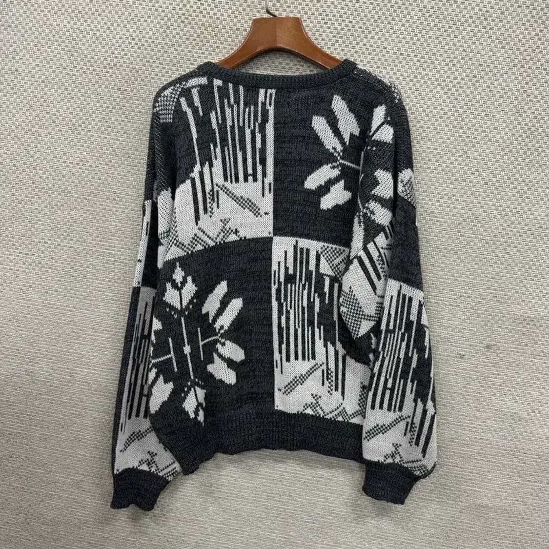 빈티지 패턴 니트 105 M09307 상품이미지2