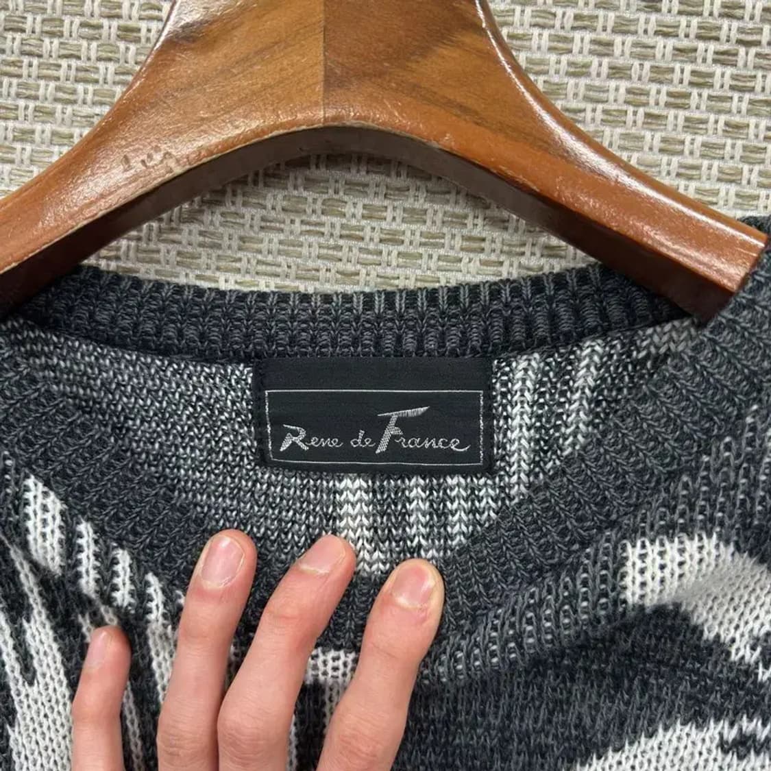 빈티지 패턴 니트 105 M09307 상품이미지3