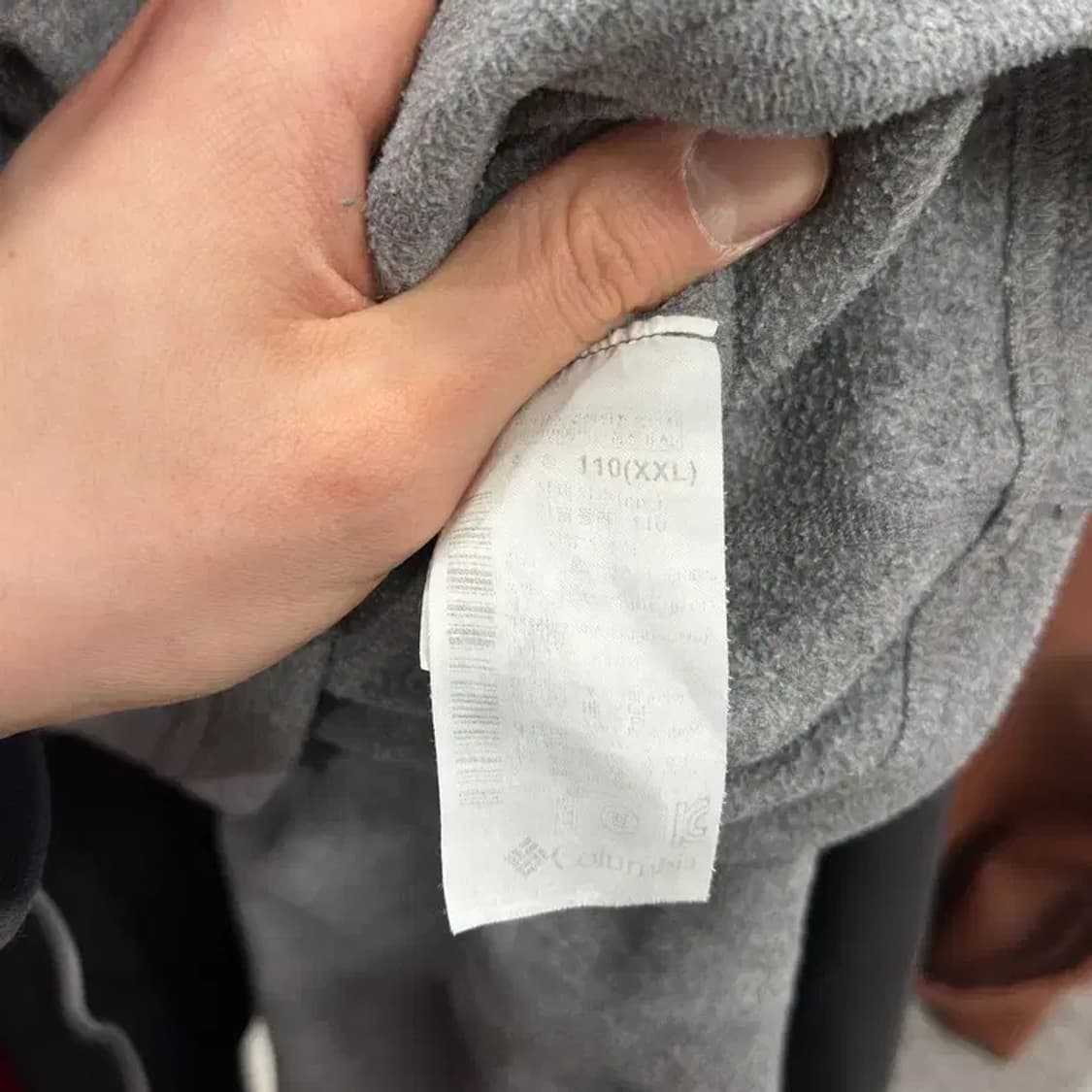 콜럼비아 아웃도어 등산 반집업 약기모 긴팔티 XXL M09314 상품이미지4