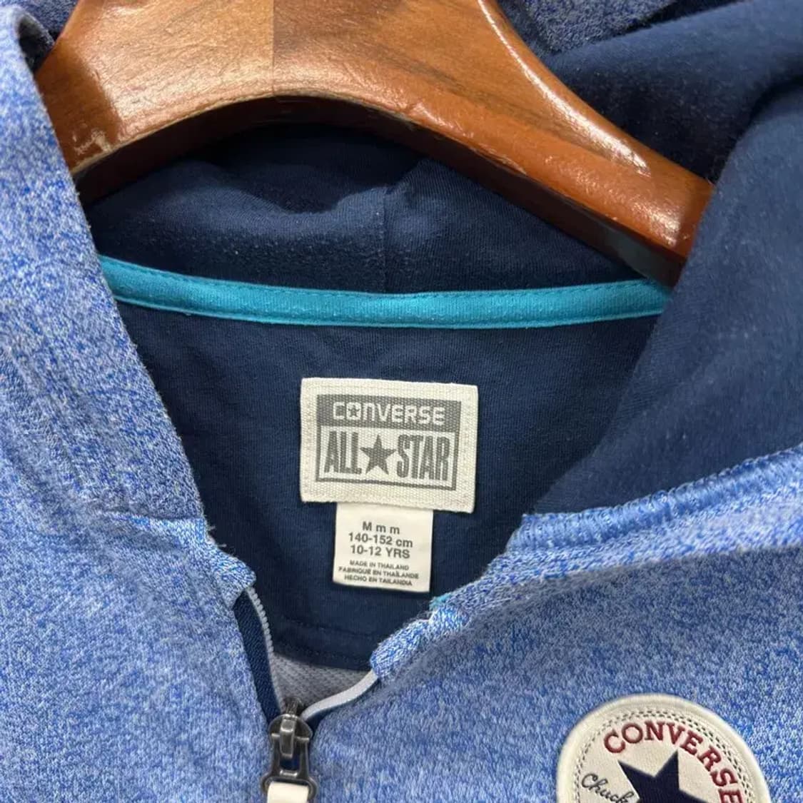 컨버스 올스타 배색 캐주얼 크롭 후드집업 85 M09322 상품이미지3