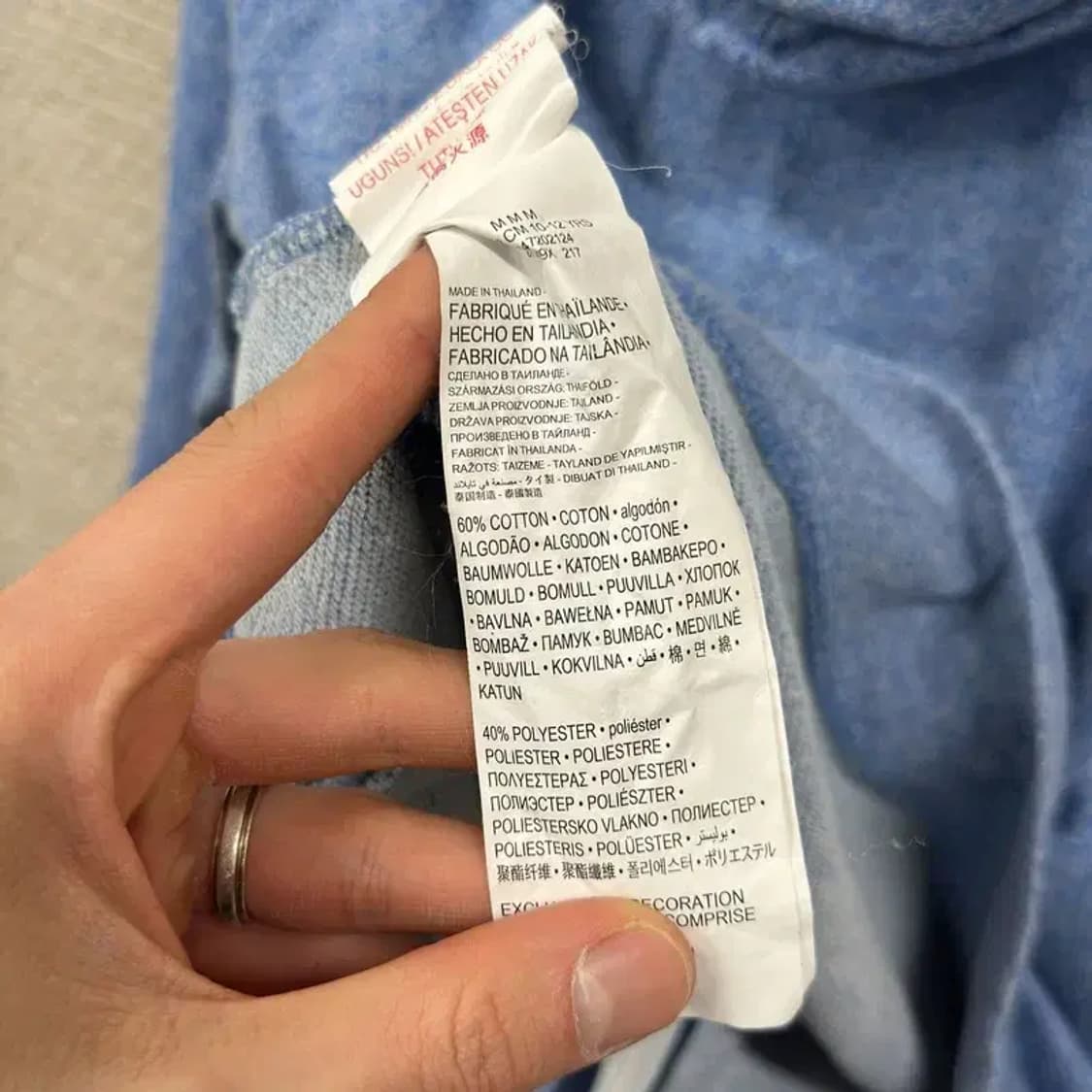 컨버스 올스타 배색 캐주얼 크롭 후드집업 85 M09322 상품이미지4