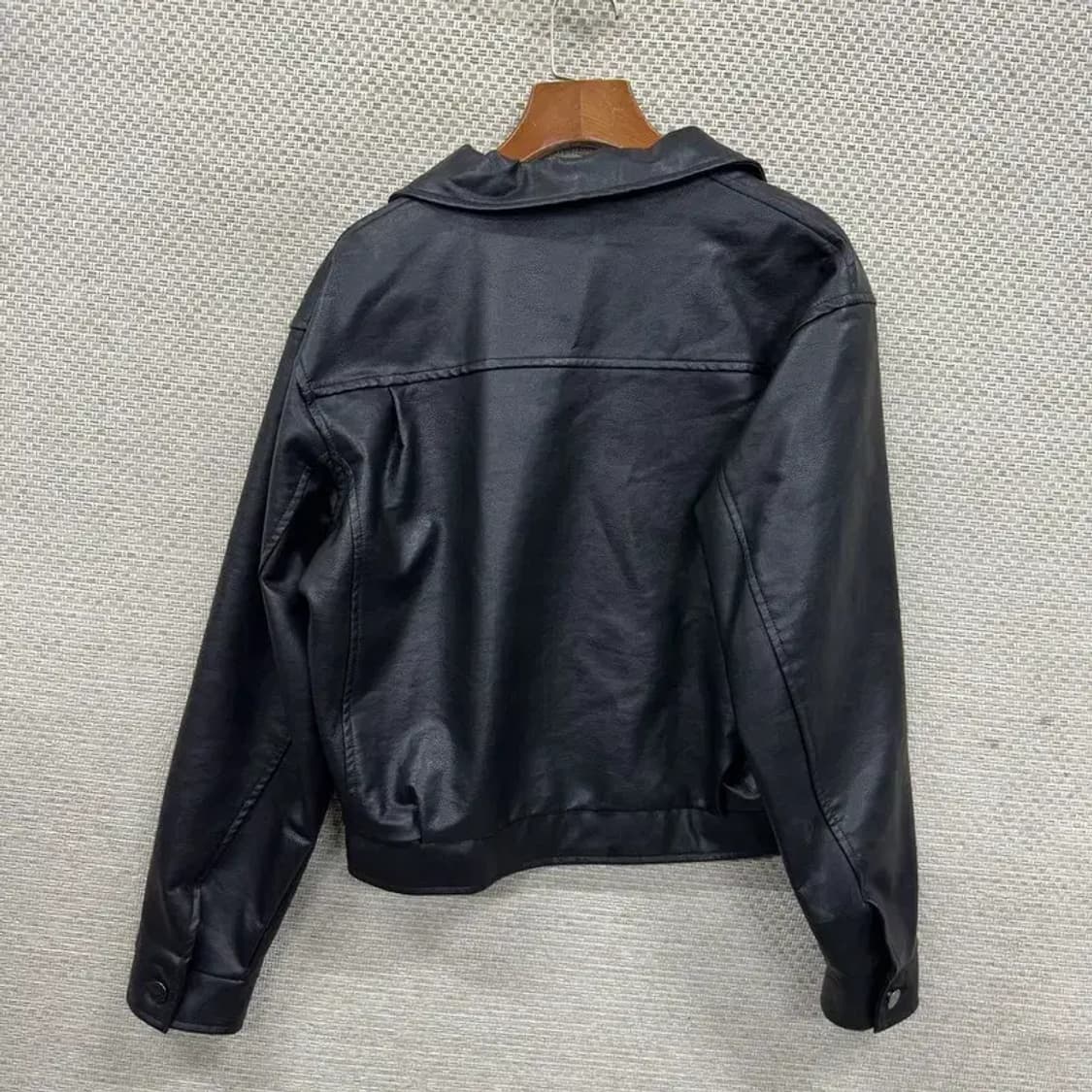 비바 글램 투포켓 가죽 자켓 100 M09320 상품이미지2