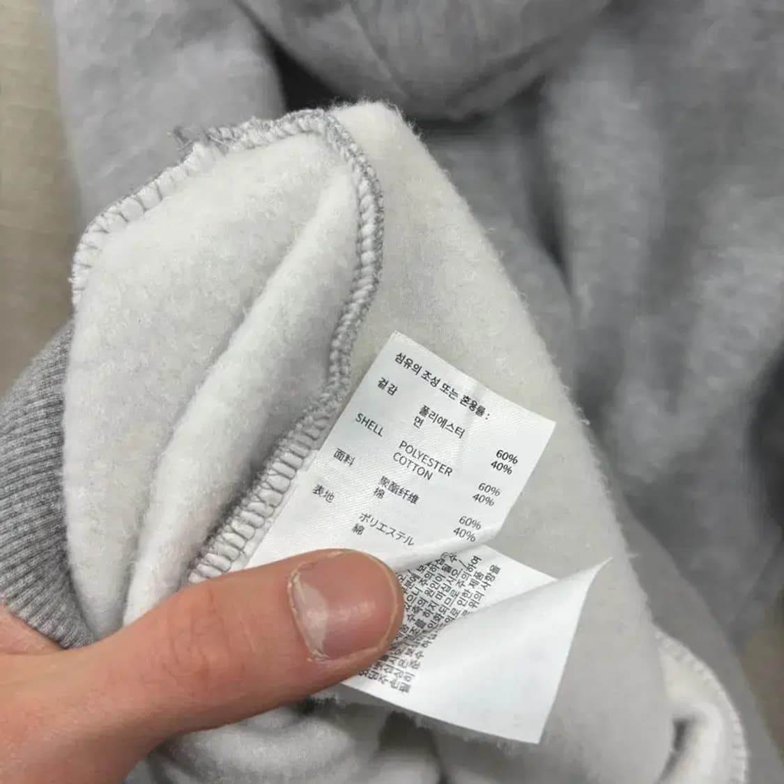 FCMM 캐주얼 약기모 자수로고 후드티 M M09310 상품이미지4