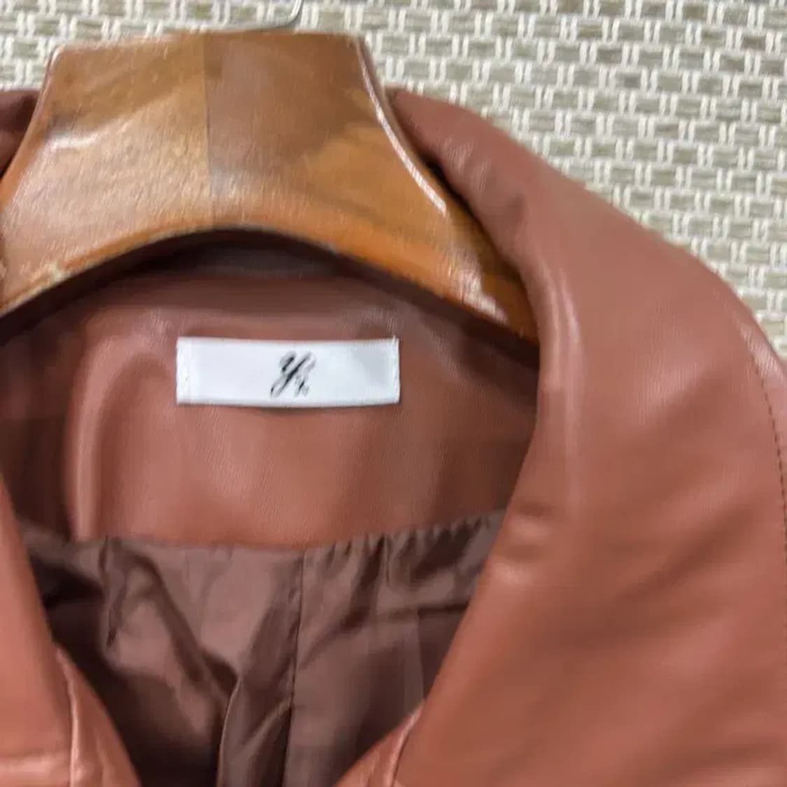 빈티지 브라운 롱 가죽 자켓 90 M09321 상품이미지3