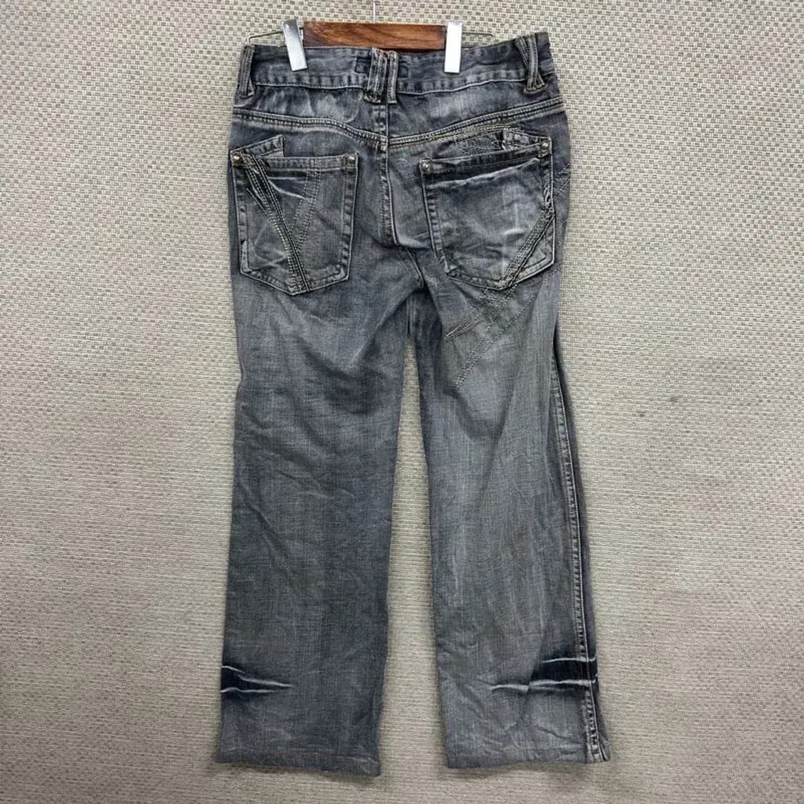 리에톤 빈티지 워싱 데님 와이드팬츠 청바지 30 M09334 상품이미지2