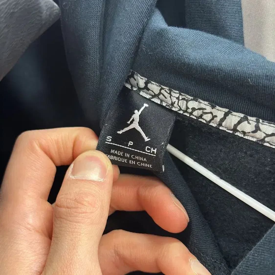 나이키 조던 점프맨 자수 약기모 오버핏 후드티 S M09324 상품이미지3