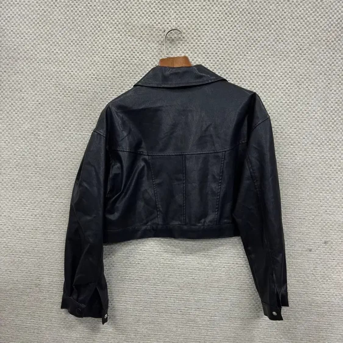 빈티지 크롭 가죽 자켓 M M09323 상품이미지2